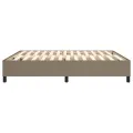 cadre de lit Taupe 180x200 cm Tissu