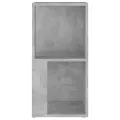 Armoire d'angle Gris béton 33x33x67 cm Aggloméré
