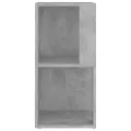 Armoire d'angle Gris béton 33x33x67 cm Aggloméré
