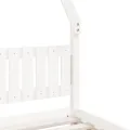 Cadre de lit pour enfants blanc 90x190 cm bois de pin massif