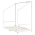Cadre de lit pour enfant blanc 80x160 cm bois de pin massif