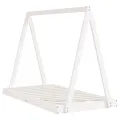 Cadre de lit pour enfant blanc 80x160 cm bois de pin massif