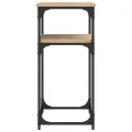 Table console chêne sonoma 75x35,5x75 cm bois d'ingénierie