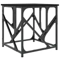 Table basse noir 45x45x47,5 cm bois d'ingénierie