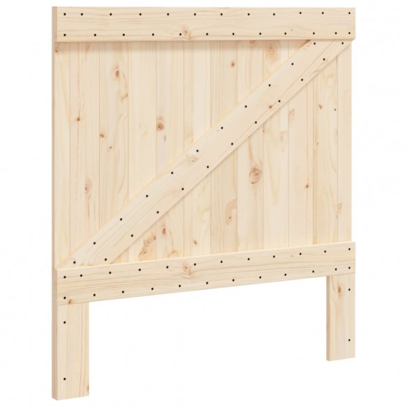 Tête de lit 100x104 cm bois massif de pin