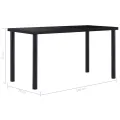 Ensemble de salle à manger 7 pcs Similicuir daim Gris
