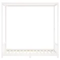 Cadre de lit pour enfants blanc 90x190 cm bois de pin massif