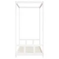 Cadre de lit pour enfants blanc 90x190 cm bois de pin massif