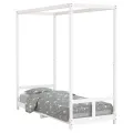 Cadre de lit pour enfants blanc 80x200 cm bois de pin massif