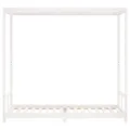 Cadre de lit pour enfants blanc 80x200 cm bois de pin massif