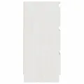 Tables de chevet 2 pcs Blanc 40x29,5x64 cm Bois de pin solide