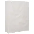 Garde-robe Blanc 135 x 40 x 170 cm Tissu