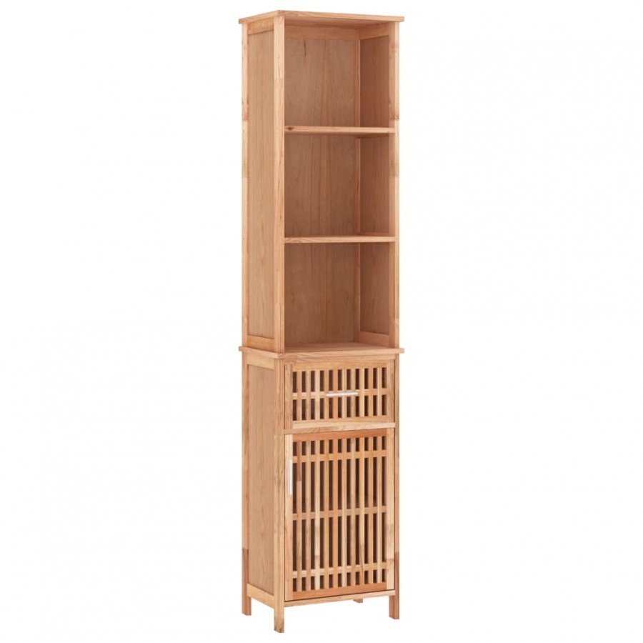 Armoire de salle de bain 42x29x182 cm Bois massif de noyer