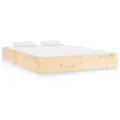 Cadre de lit Bois massif 200x200 cm