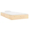 Cadre de lit bois massif 90x200 cm