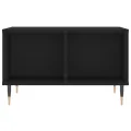 Table basse Noir 60x50x36,5 cm Bois d'ingénierie