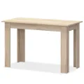 Table de salle à manger et bancs 3 pcs Aggloméré Chêne