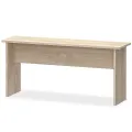 Table de salle à manger et bancs 3 pcs Aggloméré Chêne