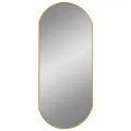 Miroir mural Doré 80x35 cm Ovale