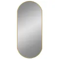 Miroir mural Doré 80x35 cm Ovale