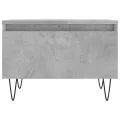 Tables basses 2 pcs gris béton 50x46x35 cm bois d'ingénierie