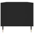 Table basse Noir 90x49x45 cm Bois d'ingénierie