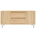 Table basse chêne sonoma 102x44,5x50 cm bois d'ingénierie