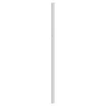 Tête de lit métal blanc 140 cm