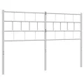 Tête de lit métal blanc 140 cm