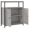 Buffet sonoma gris 70x30x80 cm bois d'ingénierie