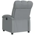 Fauteuil inclinable Gris clair Tissu