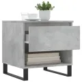 Tables basses 2 pcs gris béton 50x46x50 cm bois d'ingénierie
