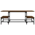 Table basse chêne marron 100x50,5x40 cm bois d'ingénierie