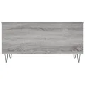 Table basse Sonoma gris 90x44,5x45 cm Bois d'ingénierie