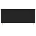 Table basse Noir 90x44,5x45 cm Bois d'ingénierie