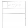 Tête de lit métal blanc 80 cm