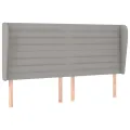 cadre de lit avec matelas Gris clair 160x200cm Tissu