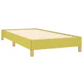 Cadre de lit Vert 80x200 cm Tissu