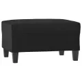 Repose-pied Noir 70x55x41 cm Similicuir