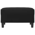 Repose-pied Noir 70x55x41 cm Similicuir