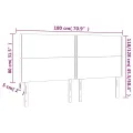 Têtes de lit 4 pcs Rose 90x5x78/88 cm Velours