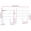Tête de lit 180x3x80 cm Bois massif de pin