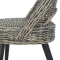 Chaise-canapé Kubu Rotin Noir
