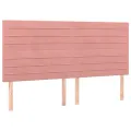 cadre de lit avec matelas Rose 180x200 cm Velours