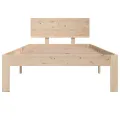 Cadre de lit bois massif 90x190 cm simple