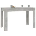 Table de salle à manger Gris béton 120 x 60 x 76 cm Aggloméré