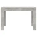 Table de salle à manger Gris béton 120 x 60 x 76 cm Aggloméré