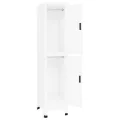 Armoire à casiers Blanc 38x45x180 cm Acier