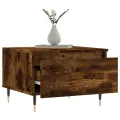 Tables basses 2 pcs chêne fumé 50x46x35 cm bois d'ingénierie