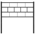Tête de lit métal noir 80 cm